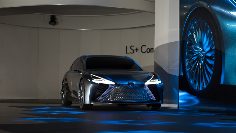 Illustration for article titled The Lexus LS+ Concept Is Built To Drive Itself In A City
